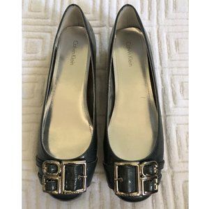 Calvin Klein Lillian Patent Leather Flats
